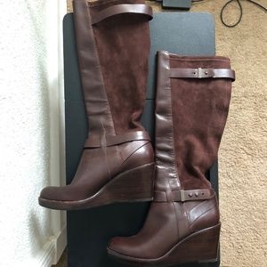 Women's Cole Haan Fulton Wedge Boot Chestnut 8